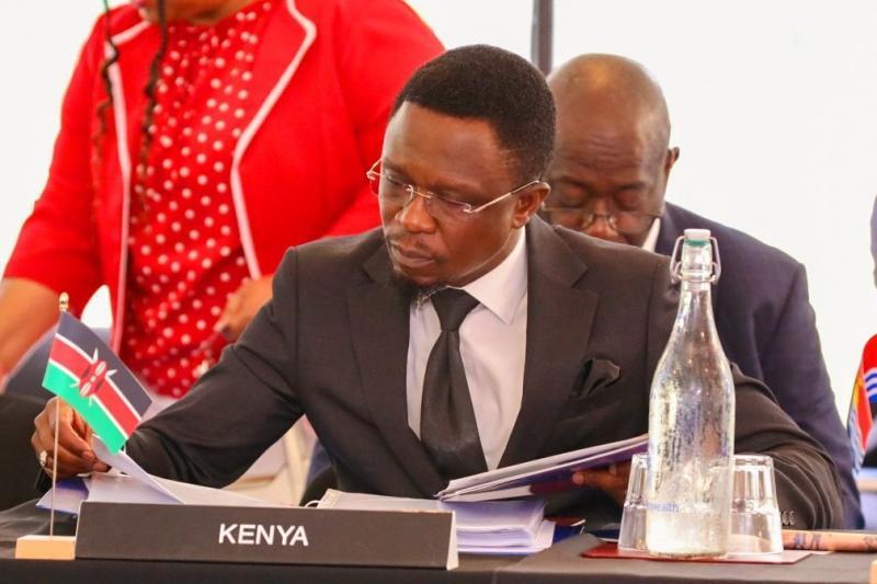 File image of Sports CS Ababu Namwamba.